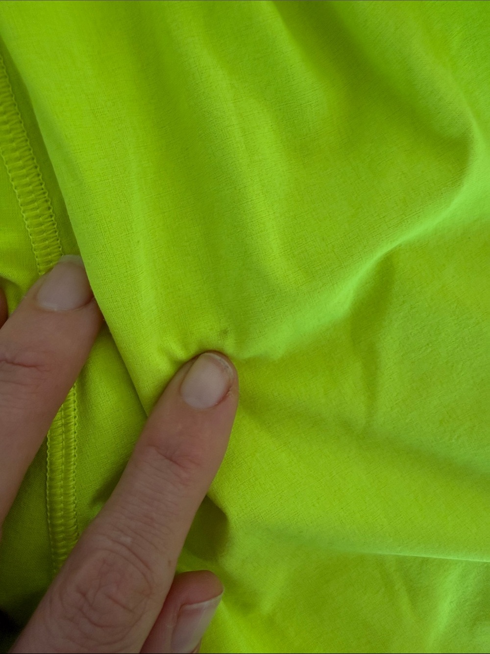 lululemon athletica Women’s Athletic Shorts — Black & Neon Yellow - Picture 3 of 5